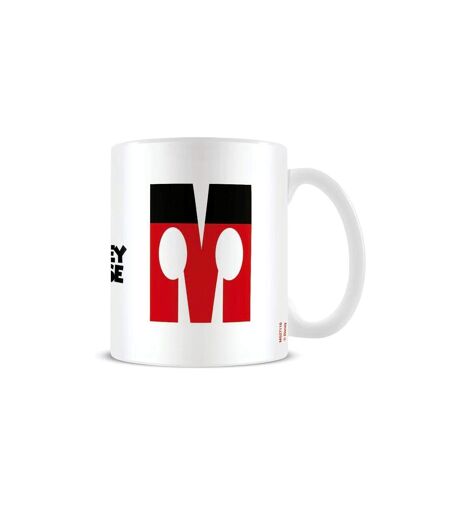 Mickey Mouse - Mug M (Blanc / Noir / Rouge) (Taille unique) - UTPM4204