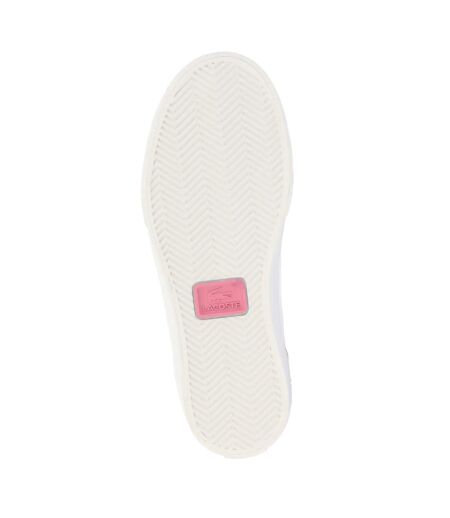 Baskets lerond pro femme blanc / rose Lacoste