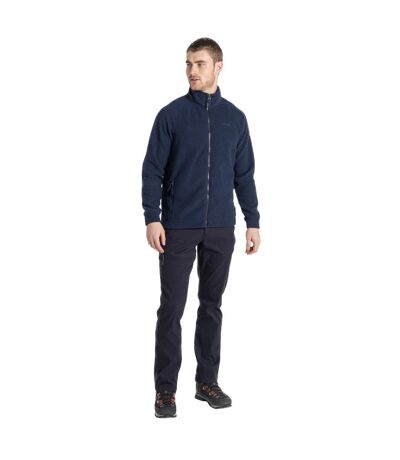 Mens Karlton Full Zip Fleece Jacket Blue Navy Craghoppers