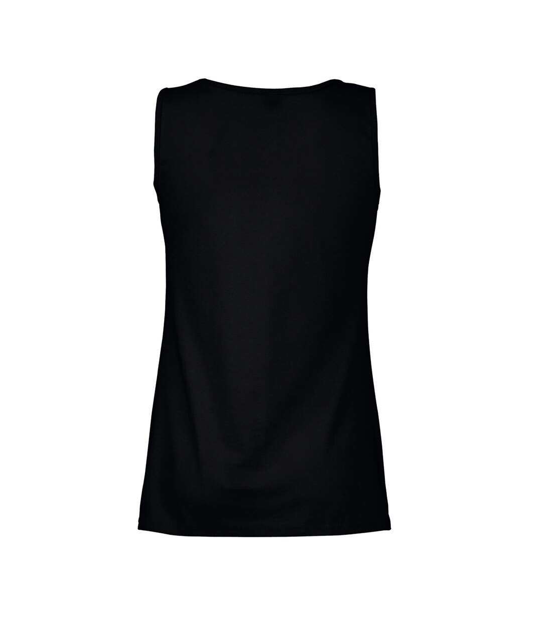 Womens/Ladies Value Fitted Sleeveless Vest (Jet Black) - UTBC3909-2