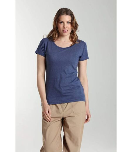 Tee shirt col rond manches courtes femme Marine Twilight  | Gerard Pasquier