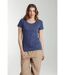 Tee shirt col rond manches courtes femme Marine Twilight  | Gerard Pasquier-3