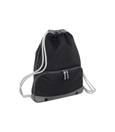 Athleisure Drawstring Bag One Size Black Bagbase