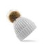 Bonnet Gris Clair Beechfield-1