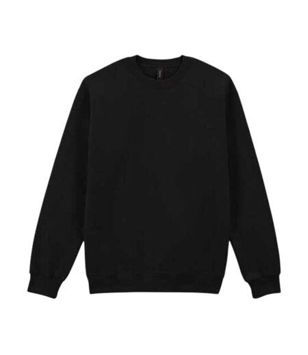 Mens Hammer Maxweight Crew Neck Sweatshirt Pitch Black Gildan