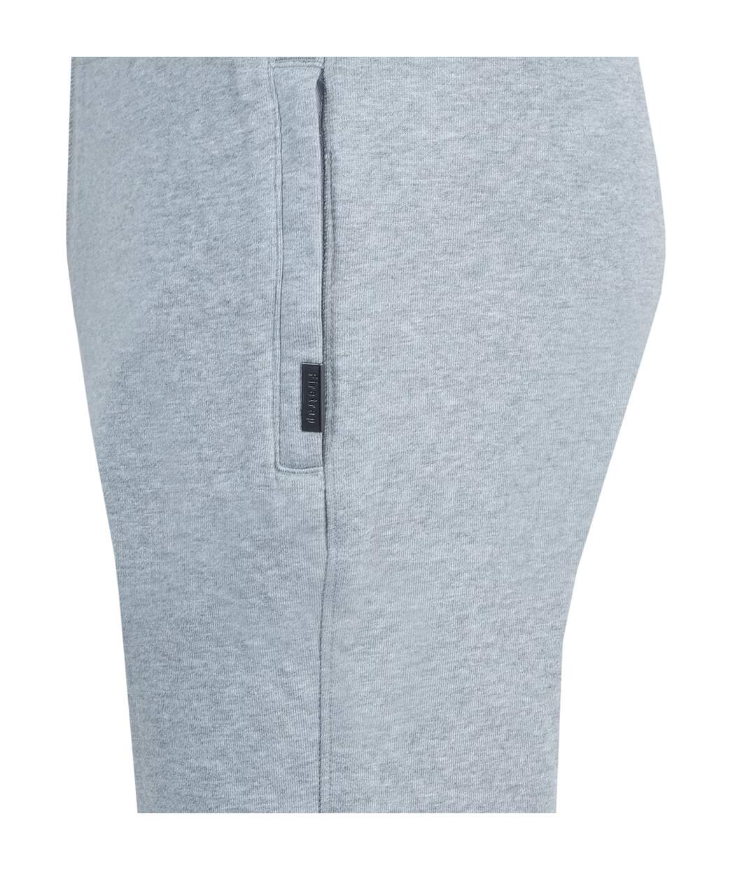Pantalon De Jogging Motif/style Uni Homme Gris Chiné Chiné Firetrap-3