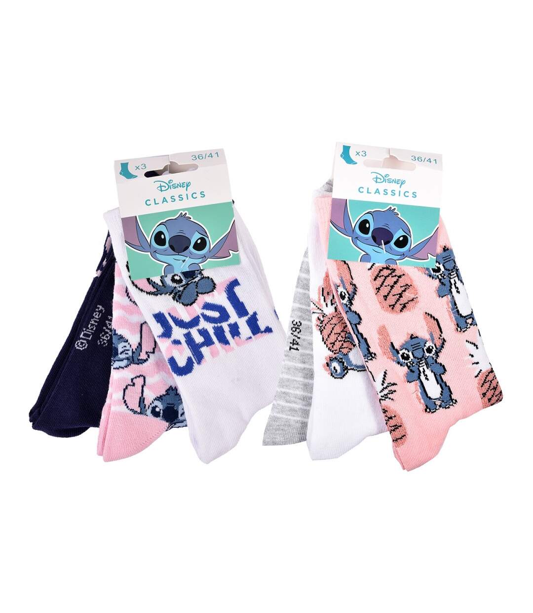 Chaussettes Pack Femme LILO ET STITCH - Pack de 6-3