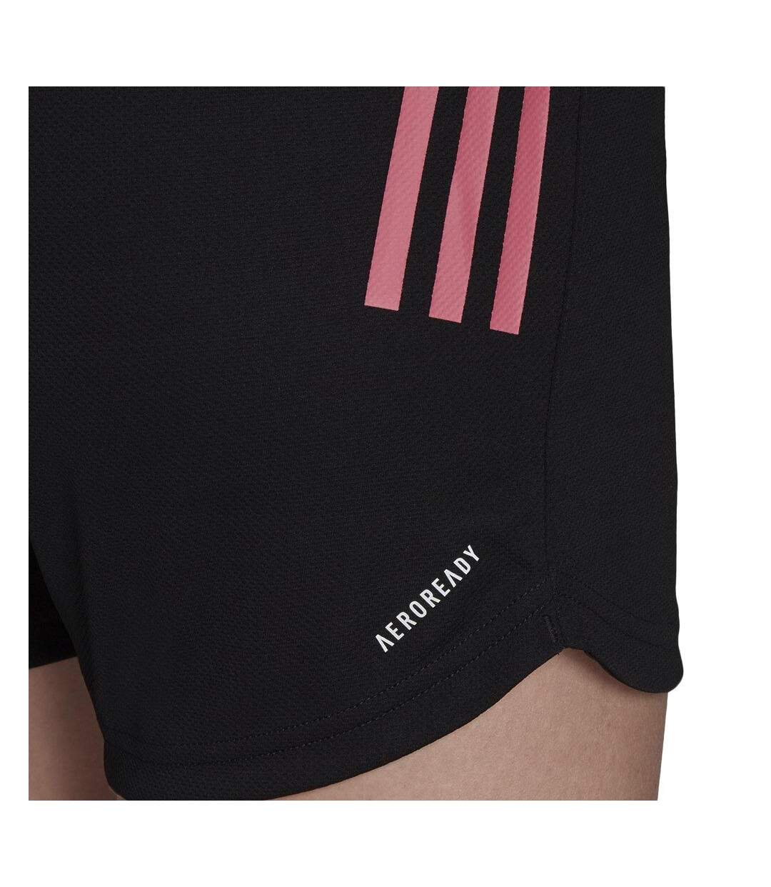 Short noir/rose femme adidas sho - l-3