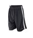 Short de basketball hommes noir/blanc Spiro-1