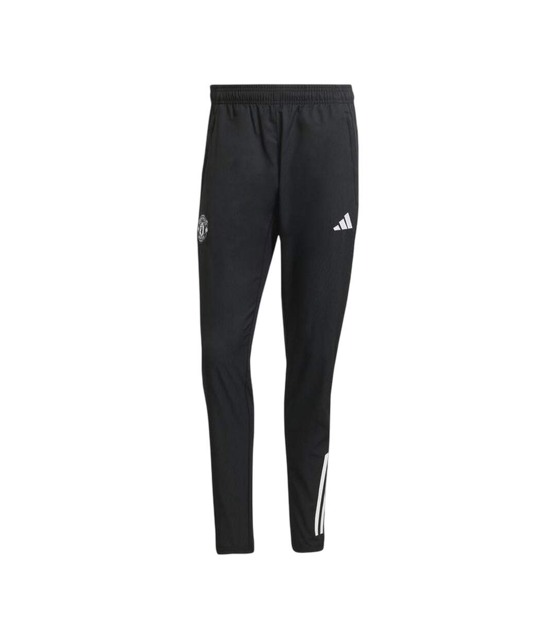 Pantalon De Survêtement Motif/style Manchester United Fc Pre-match Homme Noir Adidas-1