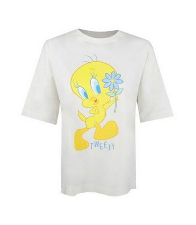 Looney Tunes - T-shirt - Femme (Blanc) - UTTV209