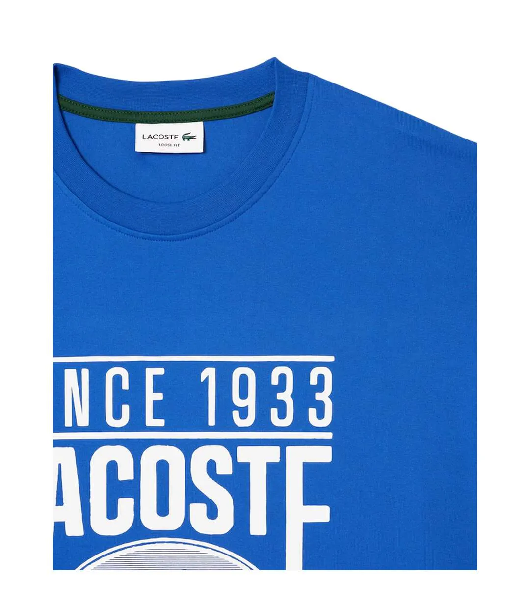 T-shirt Homme Bleu Lacoste-3