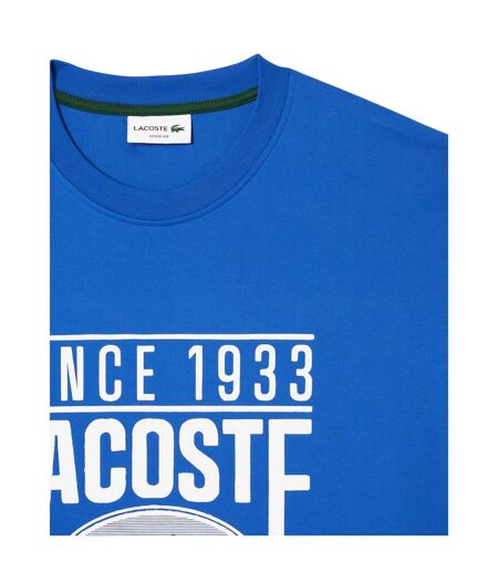 T-shirt Homme Bleu Lacoste