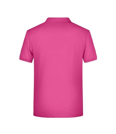 Polo Basic Homme Rose James And Nicholson