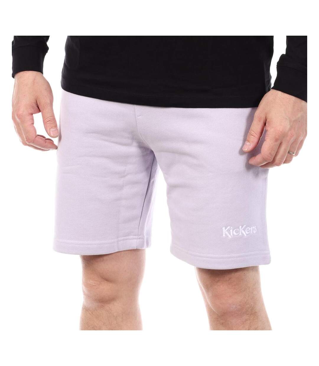 Short mauve homme kickers fleece-1