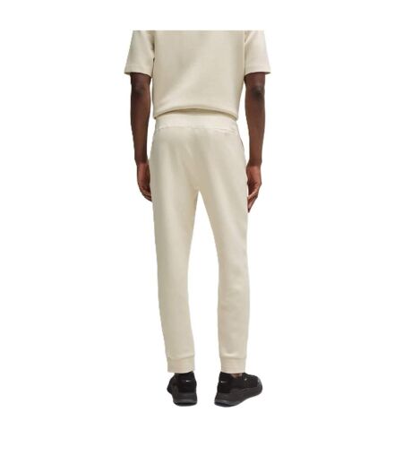 Mens Hadiko Tracksuit Bottoms White Boss