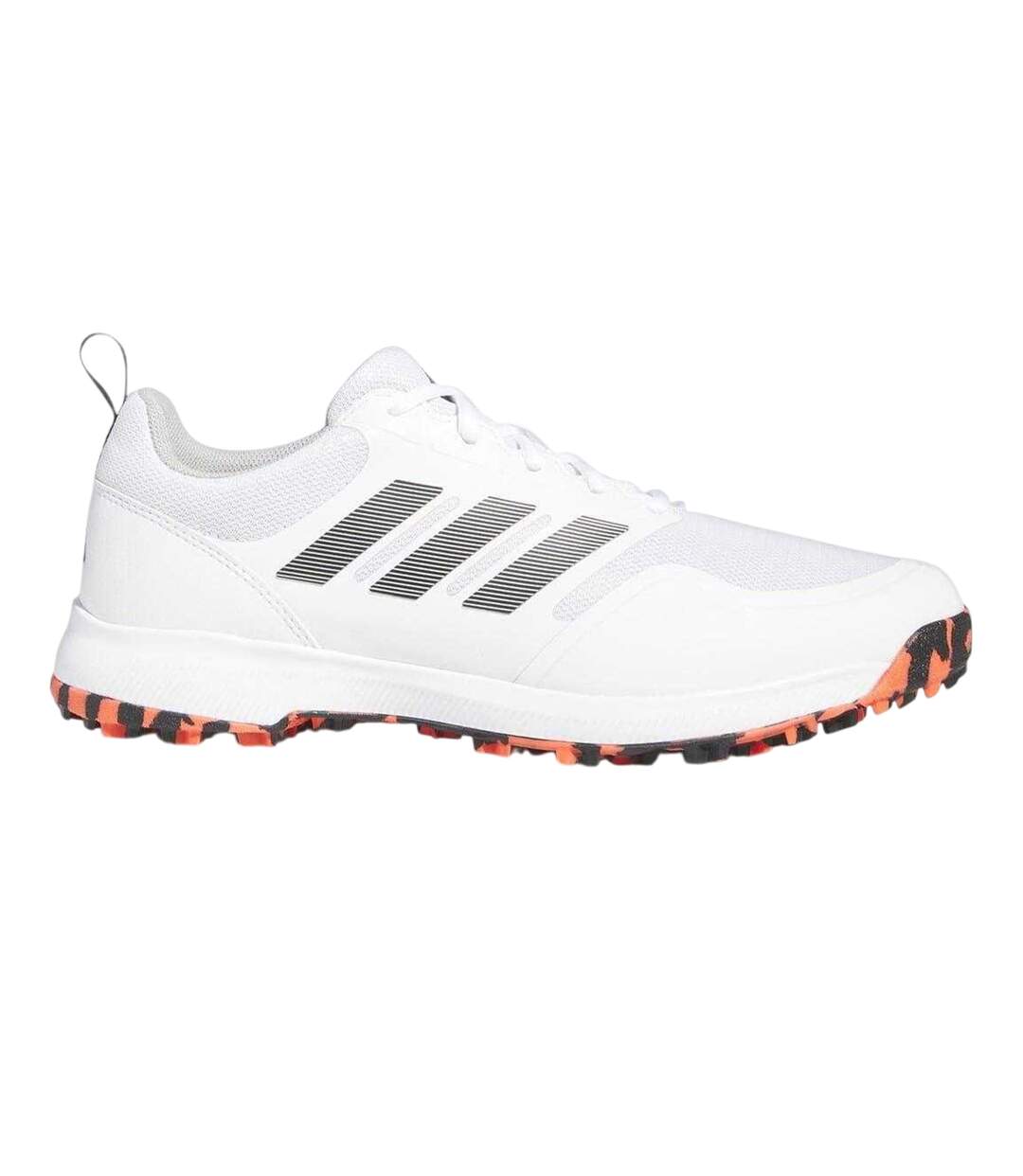 Chaussures De Golf Sans Pointes Motif/style 3 Rayures Tech Homme Blanc Adidas-1