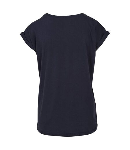 T-shirt Femme Bleu Marine Build Your Brand