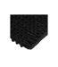 Tapis de Salle de Bain Tissé Épais 50x120cm Noir Khôl-2