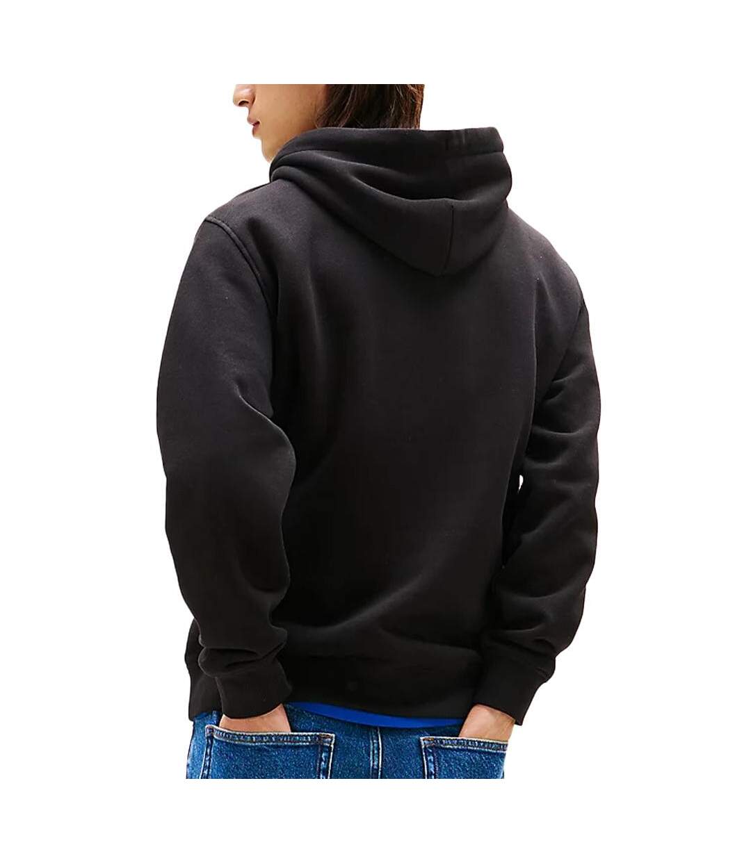 Sweats à capuche noir homme tommy hilfiger linear-2