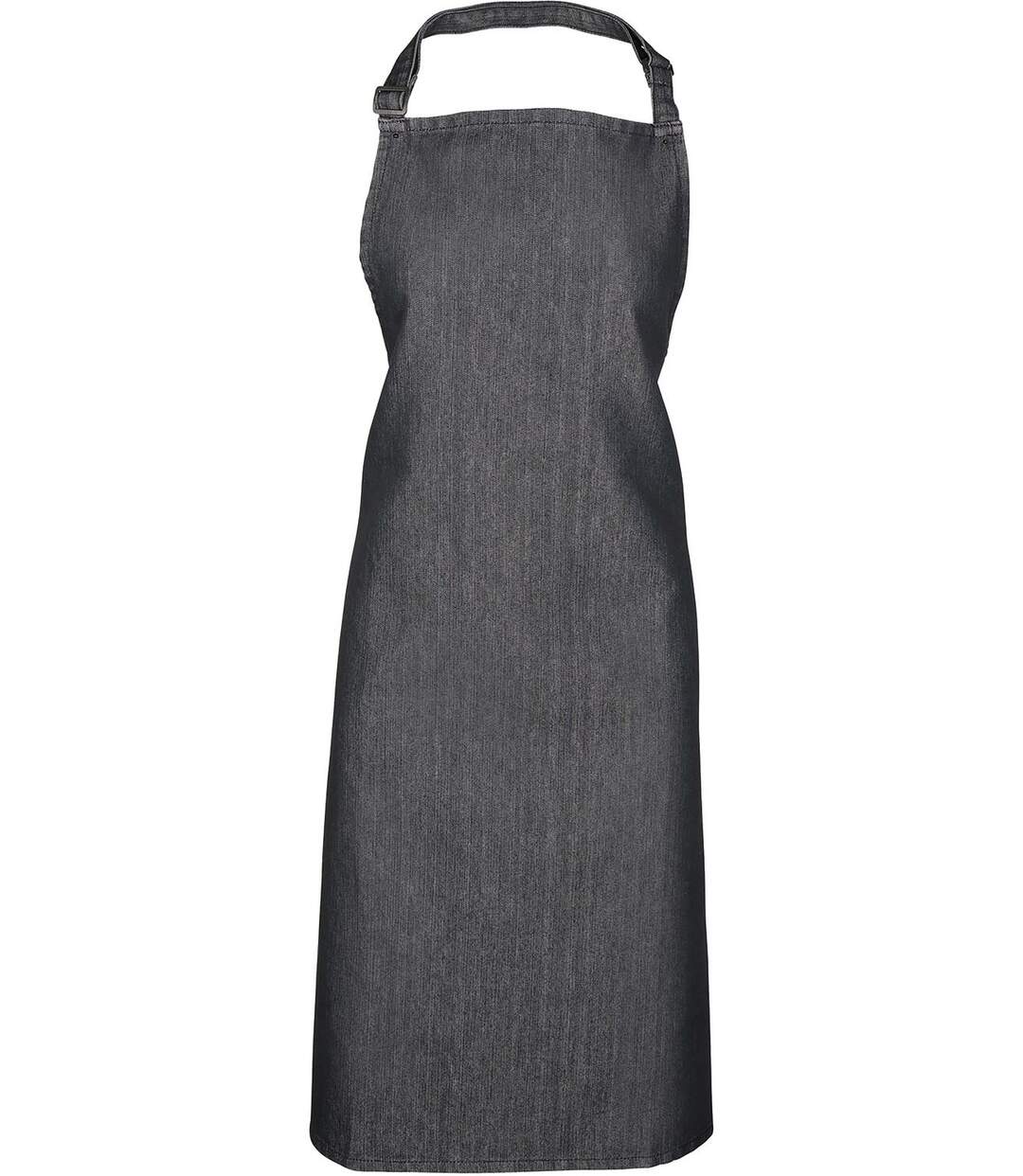 Tablier à bavette - PR150 - noir denim-2