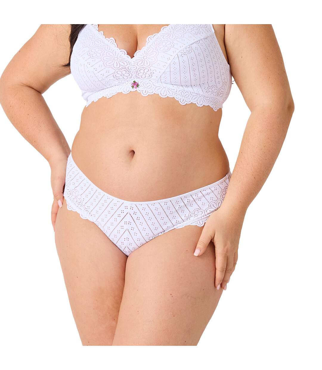 Slip grande taille blanc Poétesse-2