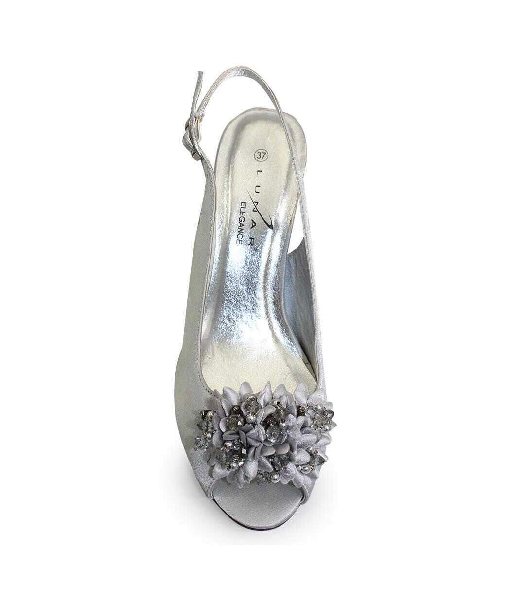 Escarpins Sabrina Femme Gris Lunar-4