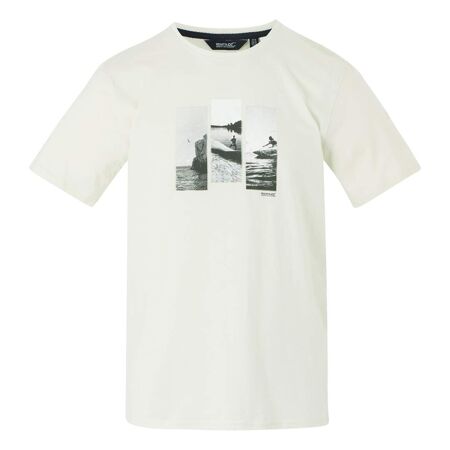 T-shirt cline homme blanc de pierre Regatta