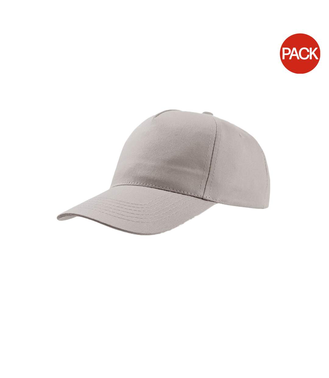 Lot de 2  casquettes start adulte gris clair Atlantis-1