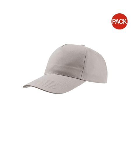 Lot de 2  casquettes start adulte gris clair Atlantis