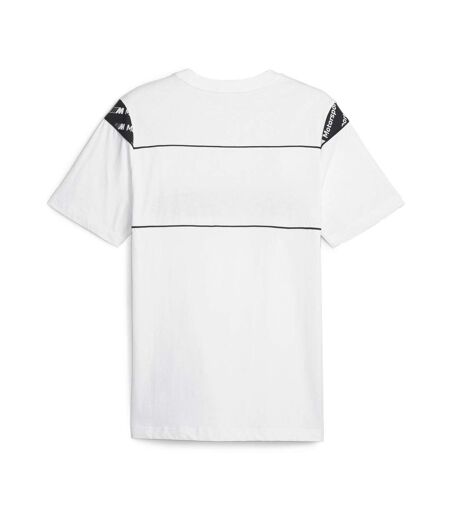 T-shirt Blanc Homme Puma Bmw Sds - M