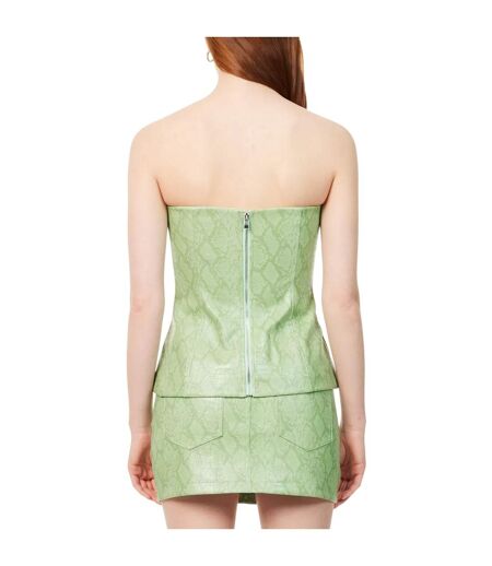 Haut Tube Motif/style Imprimé Serpent Femme Vert AmyLynn