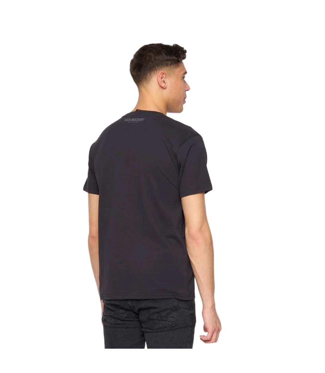 Mens lemonport t-shirt black Duck and Cover-2