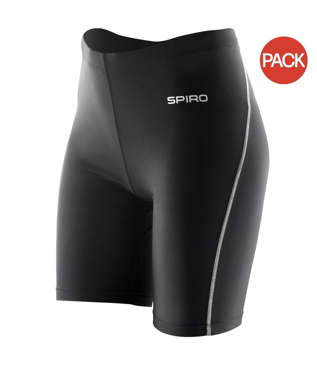 Lot de 2  shorts de sport femme noir Spiro-1