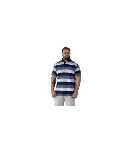 Polo Rugby Motif/style À Rayures Willis D555 Homme Bleu Marine Duke