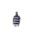Polo Rugby Motif/style À Rayures Willis D555 Homme Bleu Marine Duke-1