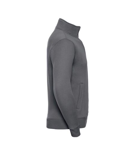 Mens Authentic Sweat Jacket Convoy Grey Russell