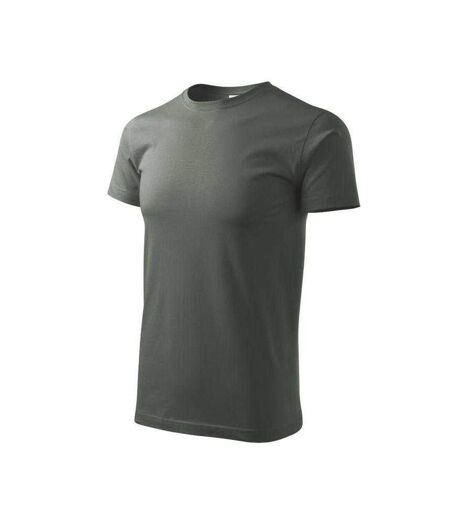Mens Basic Cotton T-shirt Green Adler