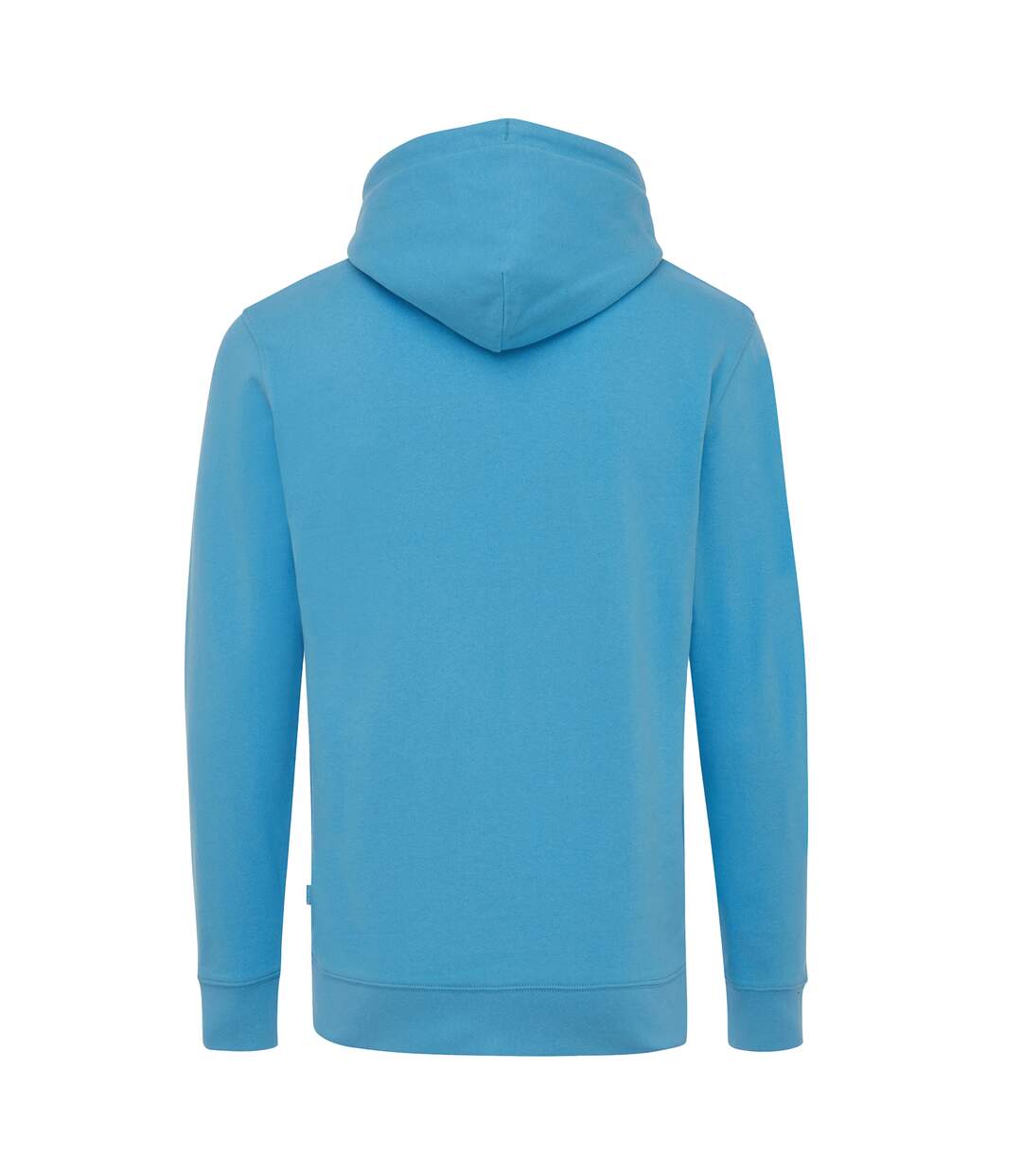 Unisex adult jasper recycled cotton hoodie tranquil blue Iqoniq-2