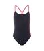 Maillot De Bain 1 Pièce Sublime Femme Noir Rose Aquawave-2