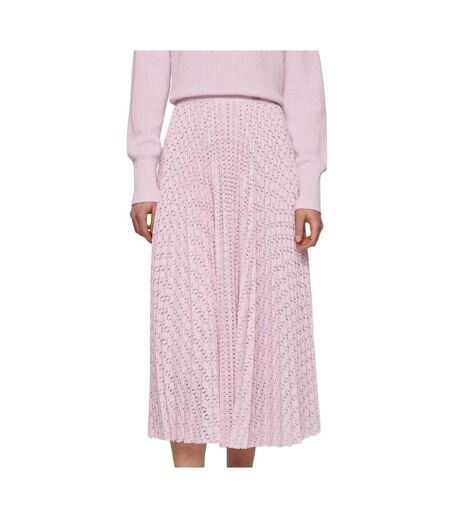 Jupe Mi-longue Veplica Femme Rose Boss