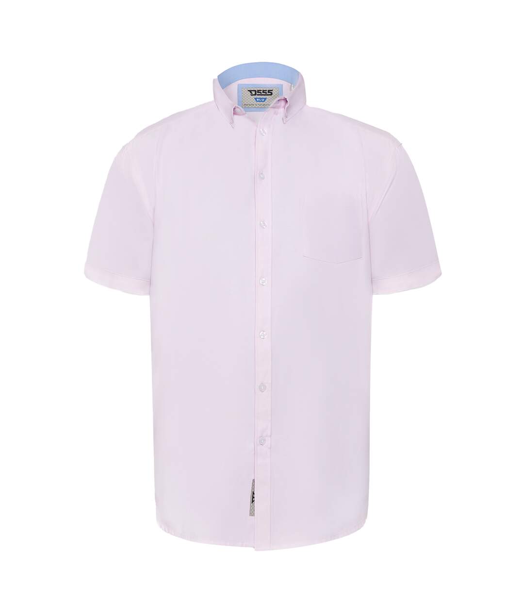 D555 Chemise Longue Manches Courtes James Homme Rose Duke-2