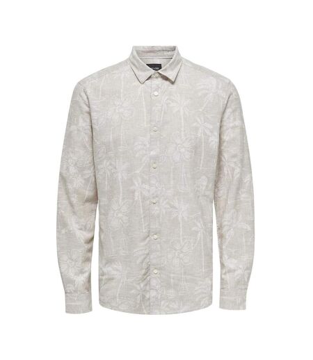 Chemise grise homme only & sons caiden