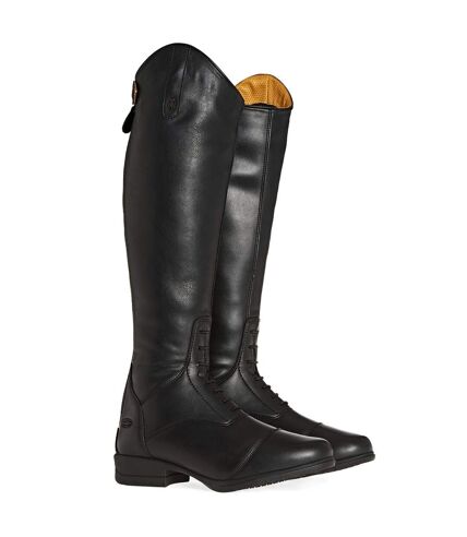 Bottes hautes d'équitation luisa femme noir Moretta