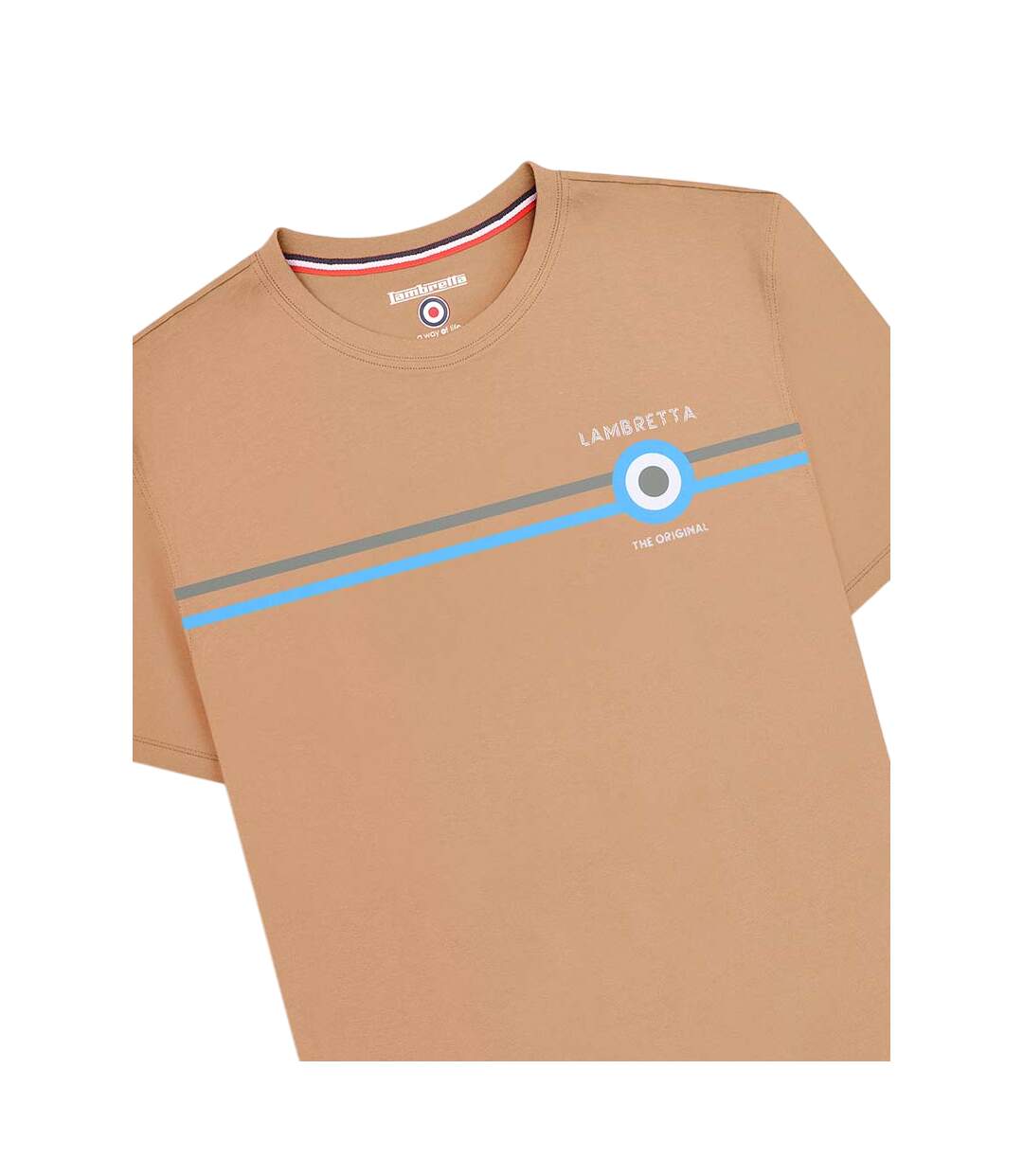 T-shirt Classic Ss24 Homme Sable Lambretta-2