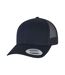 Casquette de routier retro adulte bleu marine foncé Flexfit