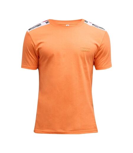 T-shirt Motif/style Logo Adulte Orange Moschino