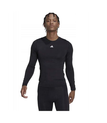 T-shirt Manches Longues Techfit Homme Noir Adidas