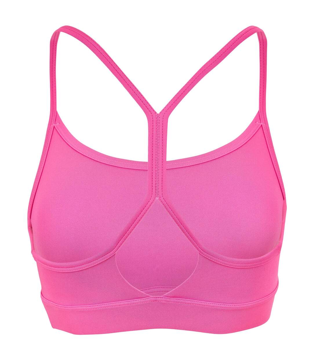 Womens/ladies Essentials Non-wired Sports Bra Pink New Balance-3