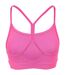 Womens/ladies Essentials Non-wired Sports Bra Pink New Balance-3